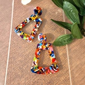 Abstract SHEIN Dangle Earrings